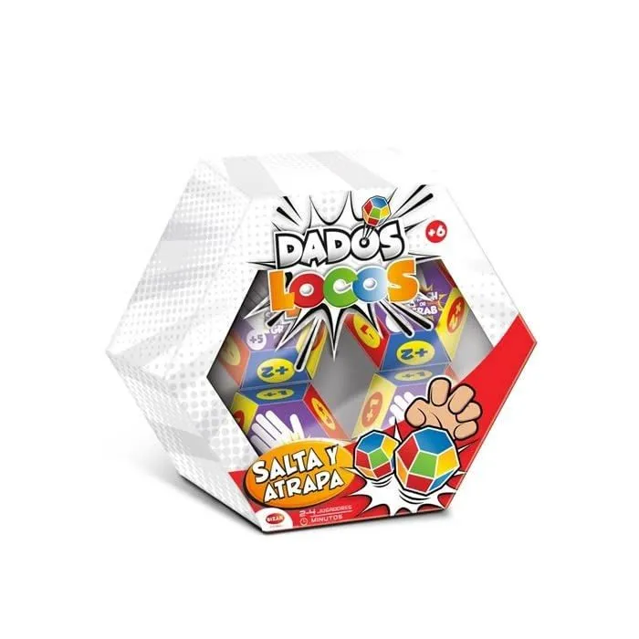 Des - jeu de des Bizak - 63270001 - Jeu de Dados Fous Hexagone ()-0