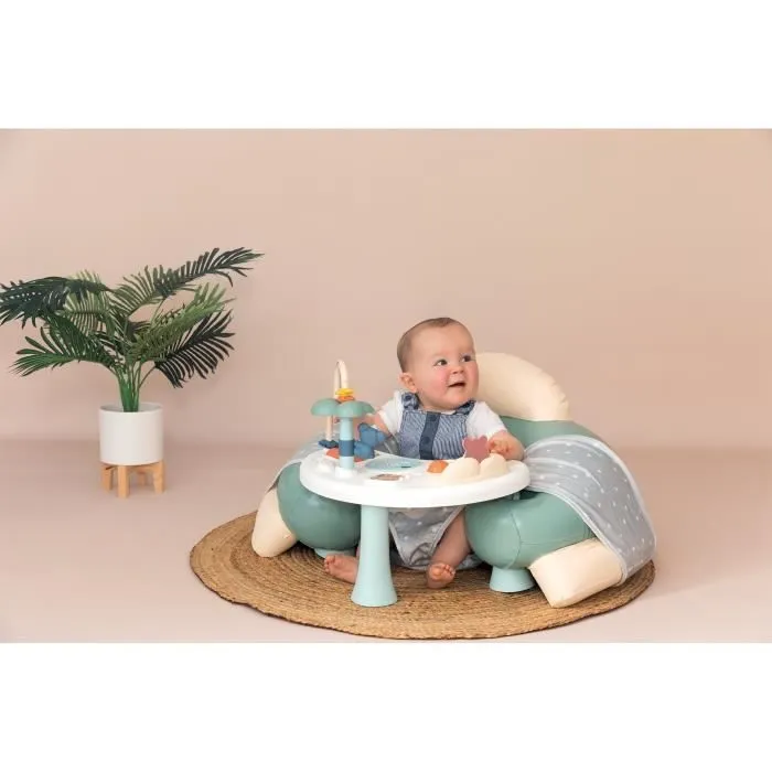 Siège bébé Little Smoby Cosy Seat - Vert - Avec tablette d'éveil - Dès 6 mois-1