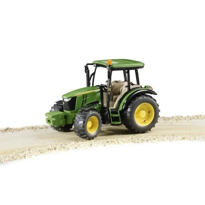Tracteur John Deere 5115M - BRUDER - Avec poids à l'avant et volant additionnel - Pour enfant de 4 ans et plus-0