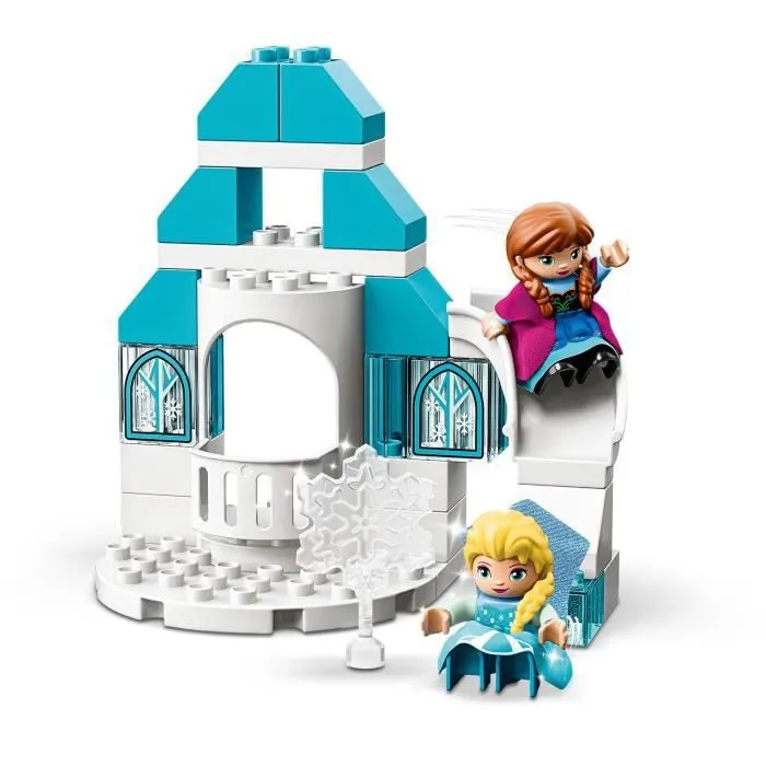 LEGO® 10899 DUPLO Disney Le Château De La Reine Des Neiges Jeu De Construction Avec Mini Poupées Anna Et Elsa, Jouet Enfant 2 Ans-3