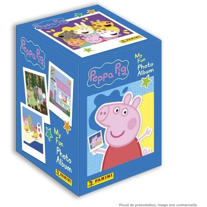 Boite de 36 pochettes de stickers et cartes Peppa Pig - PANINI-0