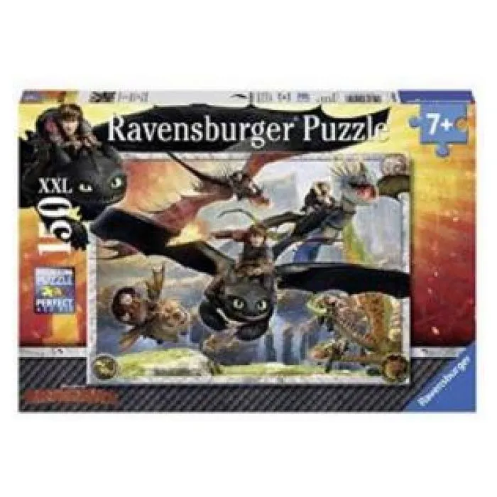 Puzzle Ravensburger - DRAGONS - 150 pièces - Dessins animés et BD-1