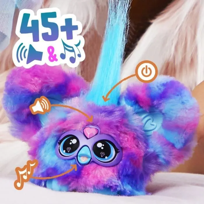 Furby Furblets Luv-Lee K-Pop, Mini peluche électronique pour filles et garçons, plus de 45 sons, à partir de 6 ans, Hasbro-2