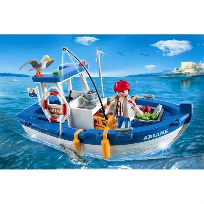 PLAYMOBIL 5131 Bateau de pêche-2