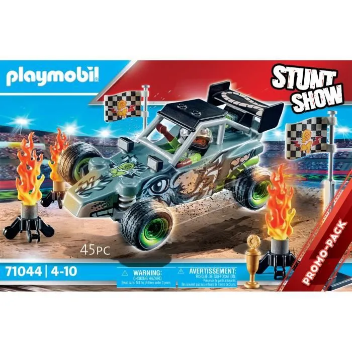 PLAYMOBIL - 71044 - Promo Pack - Stuntshow Cascadeur et buggy-5