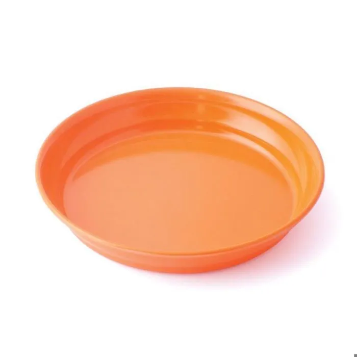Assiette bébé pour bouillie 18.5 cm, orange-0
