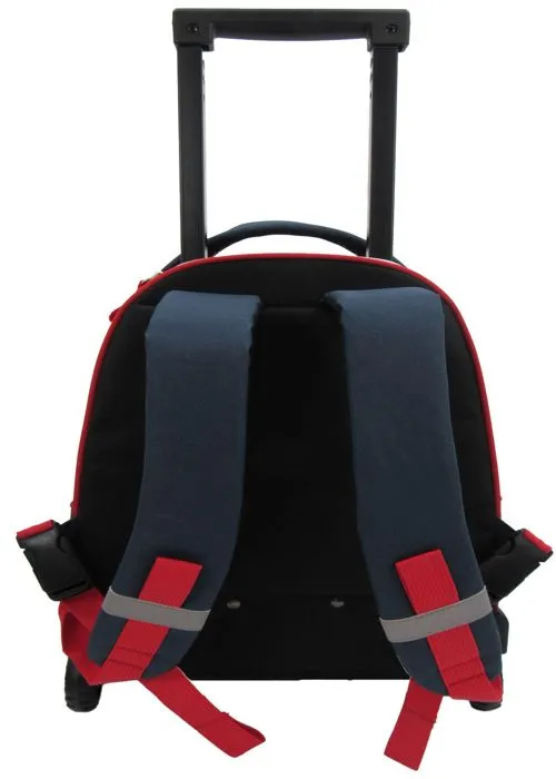 Sac à dos scolaire - PARIS SAINT GERMAIN - PSG - Roulettes - Polyester - 32x47x26 cm-1