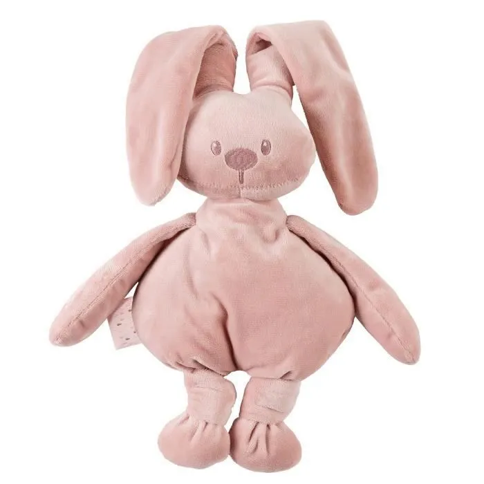 NATTOU Peluche Lapidou Cuddly - En tissu recyclé GRS - Rose-0