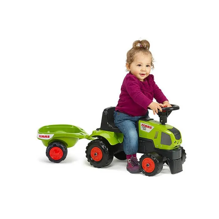Porteur Tracteur Axos 310 avec remorque Claas - Vert - FALK-2