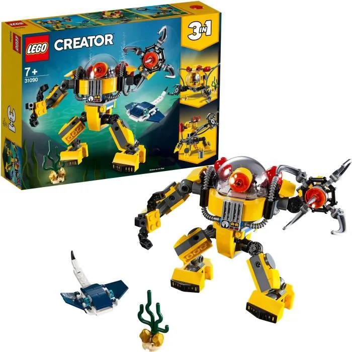 LEGO® Creator 3-en-1 31090 Le Robot Sous-Marin-2