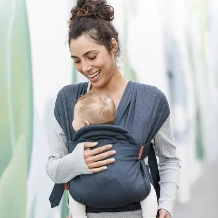 Porte bébé INFANTINO HUG&CUDDLE - A enfiler - 3 à 11,8 kg - Système écharpe de portage - Dès la naissance-7