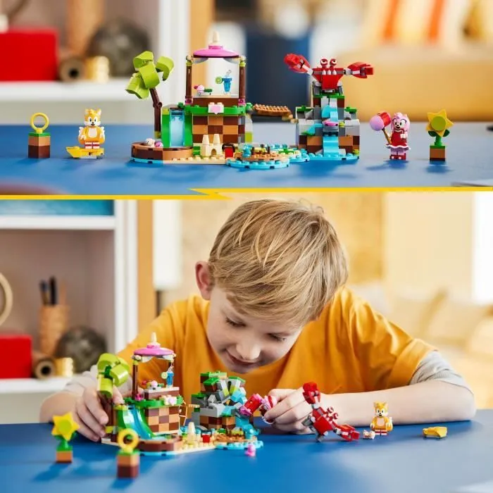 LEGO® Sonic the Hedgehog 76992 L'île de Sauvetage des Animaux d'Amy, Jouet avec 6 Figurines, pour Enfants-4