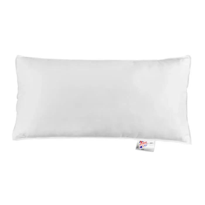 Oreiller rectangulaire - HOMESCAPES - 40 x 80 cm - Lot de 2 - 100% Microfibre - Hypoallergénique-1