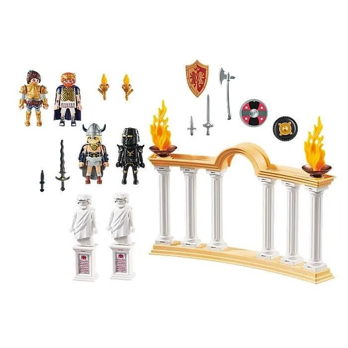 PLAYMOBIL - PLAYMOBIL THE MOVIE - Empereur Maximus et Colisée - Figurines de combat - Mixte - A partir de 4 ans-2