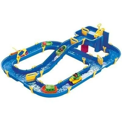 Port d'activités WaterPlay Niagara - BIG - Smoby - Roue à eau et canaux éducatifs pour enfants de 3 ans et plus-0