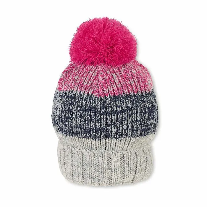 Coffret mixte - textile - repas - jouet Sterntaler - 4721916 - Strickmutze Bonnet, Rose (Magenta 745)-0