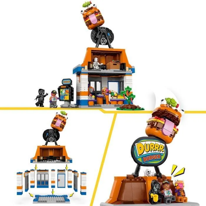 LEGO Fortnite 77076 Le Restaurant Durrr Burger - Jeu de Construction pour Garçon 10 ans-2