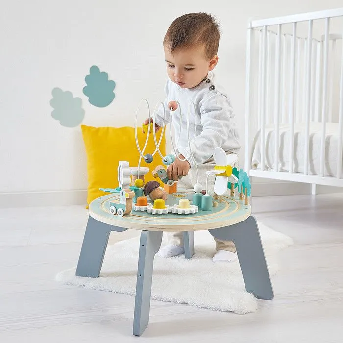 Table d'Activités en Bois Sweet Cocoon - 9 Activités pour Enfants - Jouet d'Éveil - en Bois FSC - Thème Jardin - Dès 12 mois-2
