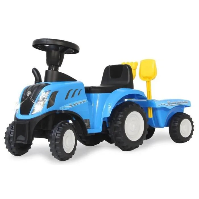 Tracteur New Holland T7 avec remorque, pelle et râteau pour enfant - Jamara Kids-2
