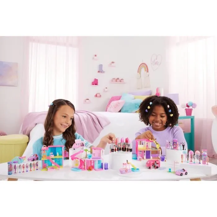 Barbie-Maison de Poupée Mini-BarbieLand-Coffrets maison et accessoires HYF44-1