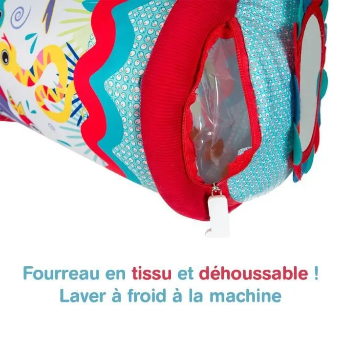 Rouleau de bébé LUDI - Tissu, polyester et PVC - 40 x 27 cm - A partir de 6 mois-4