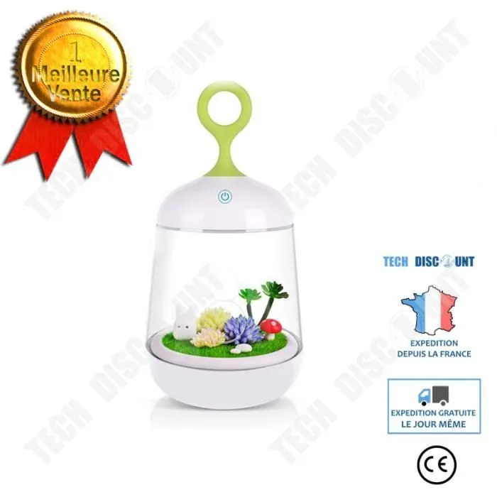 TD® lapin veilleuse Totoro Portable Tactile Capteur USB LED Bébé Nuit Lumière De Chevet Décoration Lampe Enfant Cadeau-0