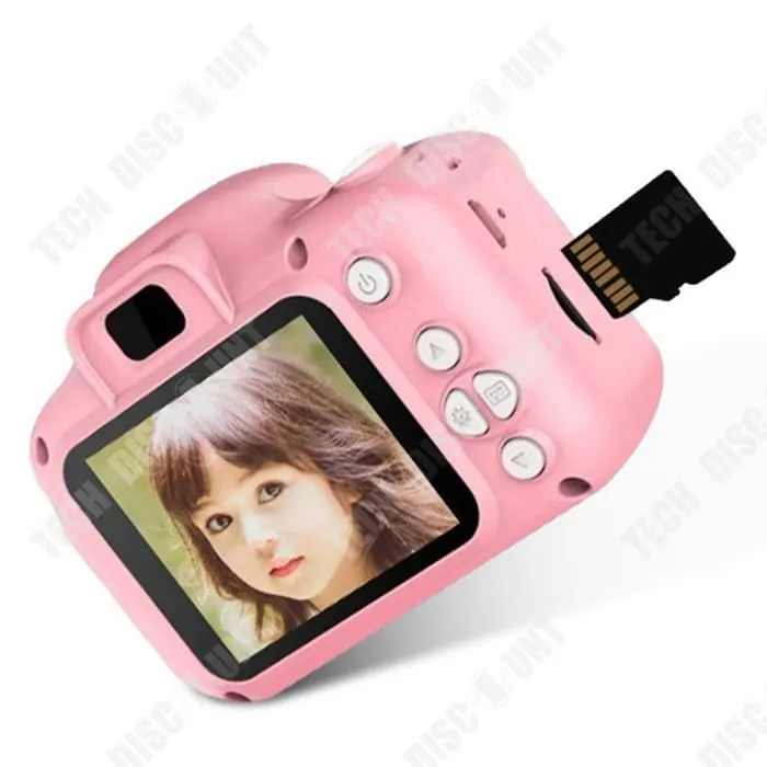 Jouets 3-6 Ans Fille Appareil Photo Enfant Zentavo - Appareil Photo Numerique Cadeaux Anniversaire Noël Présente rose-2