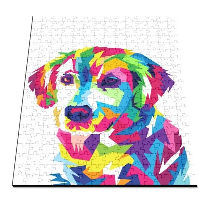 Puzzle Classique - FABULOUS - Chiot Labrador Bebe Chien Multicolor Art - 280 Pièces - Intérieur - Mixte - Adulte-2