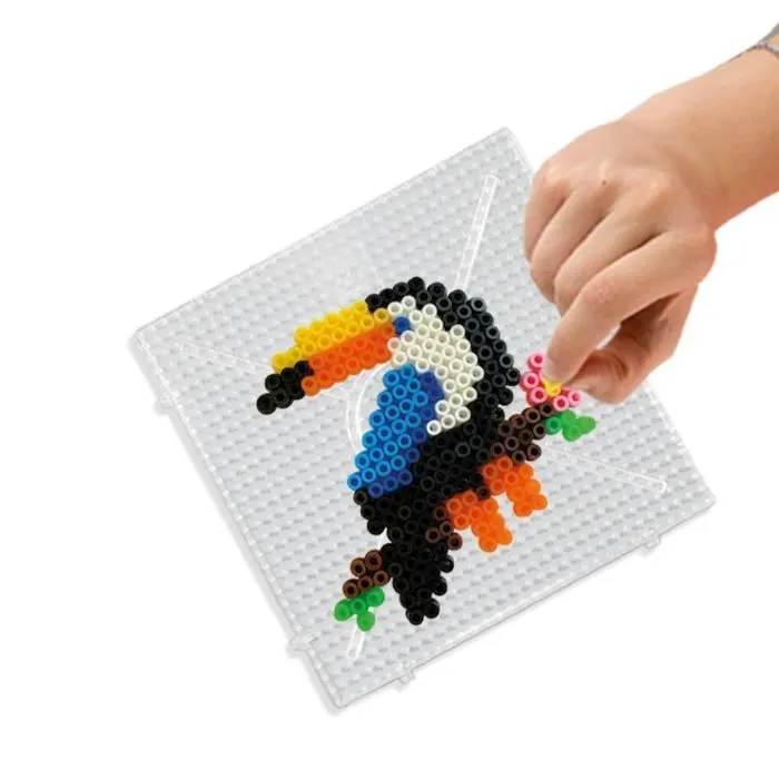 Jeu de perles de repassage - SES CREATIVE - Beedz Animaux de la jungle - 2400 pièces - Mixte - A partir de 5 ans-1