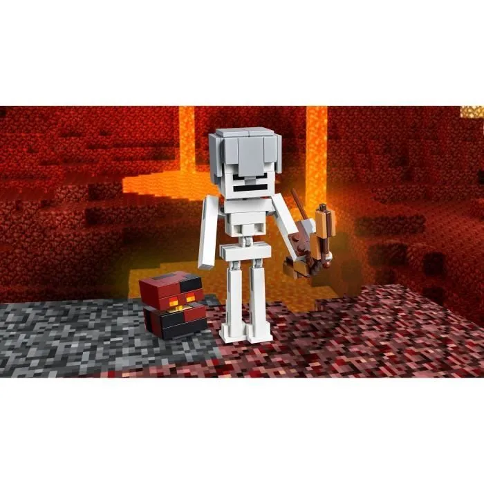 LEGO® Minecraft™ 21150 Bigfigurine Squelette avec un cube de magma-3