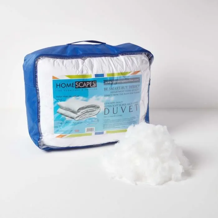 Couette - Hypoallergénique - Microfibre - 230 x 220 cm - Légère - 4.5 Tog-2
