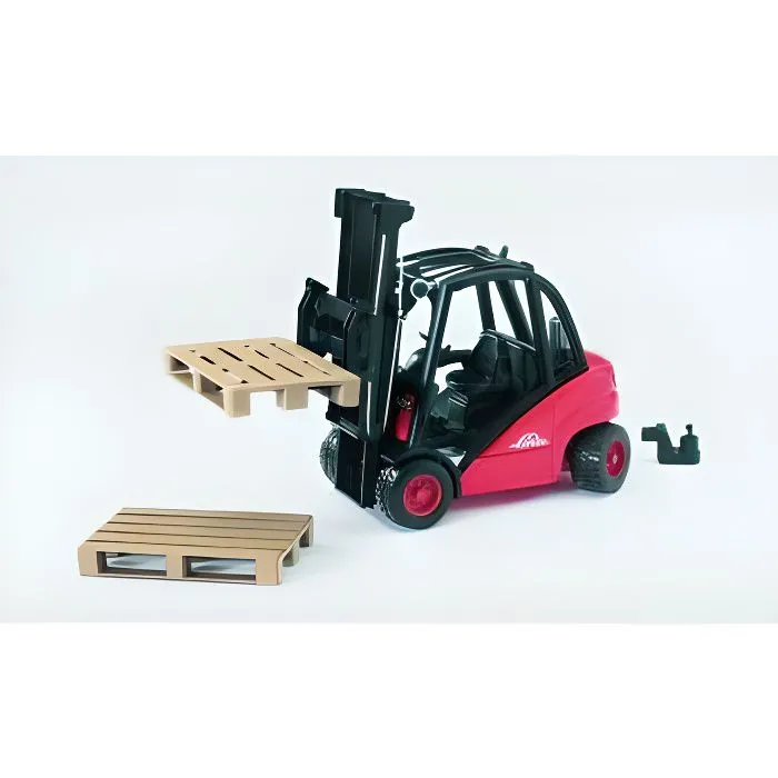 Chariot Élévateur Linde BRUDER - Fonction de levage et d'inclinaison - Garçon - 3 ans et plus-0