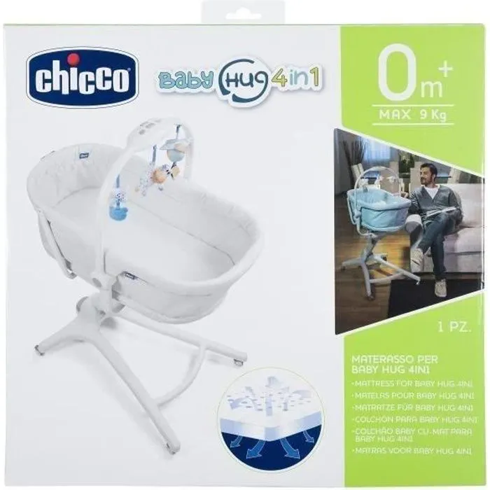 Matelas pour Transat Baby Hug 4 in 1 - CHICCO - Confortable et Pratique - Pour Bébé-0