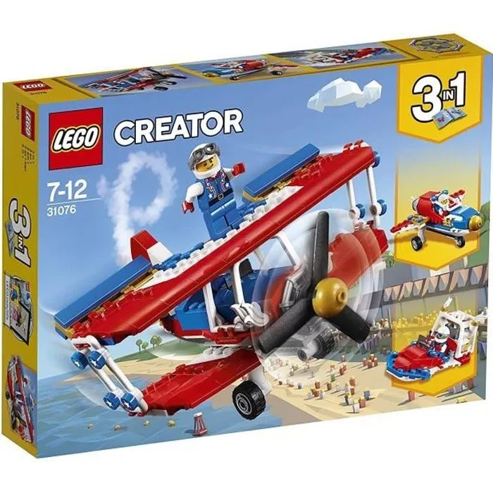 LEGO® Creator 3-en-1 31076 L’avion de voltige à haut risque-0