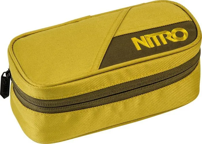 NITRO Trousse à crayons jaune pour femme et homme - Daypacker Collection Pencil Case Golden Mud 111459-0