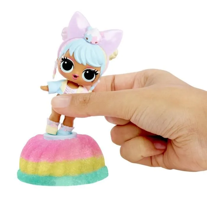 LOL Surprise Mix & Make Birthday Cake - Mini Poupée 7,5cm, Robe en Forme de Gâteau - Fabriquer et Décorer - Modèle Aléatoire-4