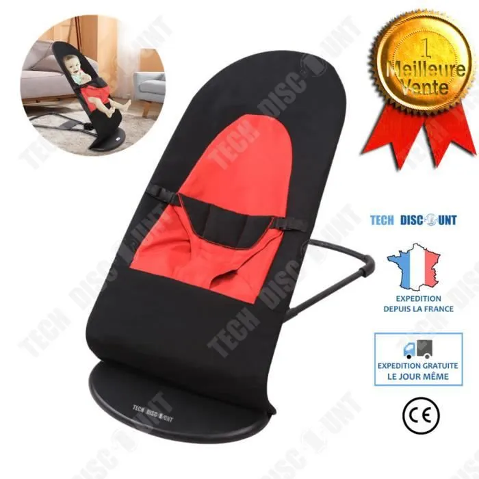 TD® Chaise à bascule allaitement enfant bébé confort sommeil fauteuil balançoire tabouret antidérapant l'hiver et l'été multifonctio-0