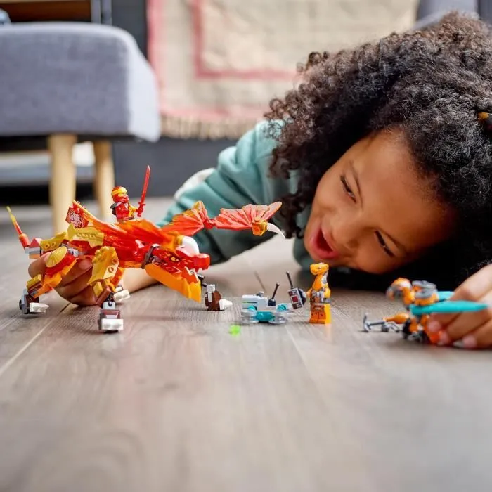 LEGO Ninjago 71762 Le Dragon de Feu de Kai - Évolution, Jouet de Ninja, Figurines de Combattant, 6 Ans-4