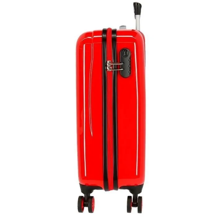 Valise cabine enfant - CARS - Speed Trials - 4 roues - ABS - Rouge-3
