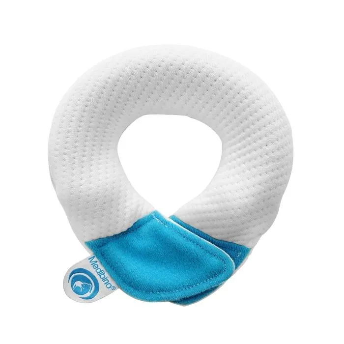 Cale bebe Reer - 23021703-B - Kluba Medical Medibino(R) Le Coussin de Protection pour bebe equipement de lit, Blanc/Bleu-0