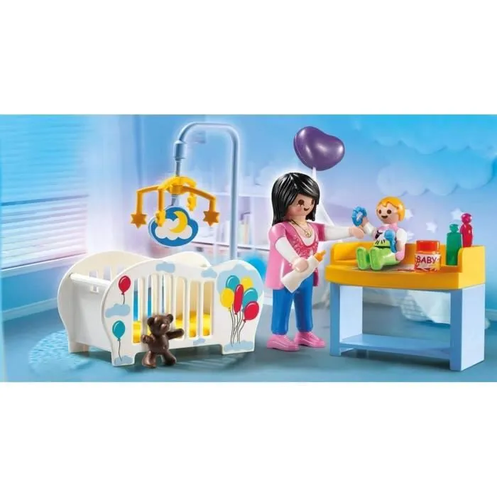 PLAYMOBIL - 70531 - Valisette Chambre de bébé - Mixte - Matériaux mixtes - 5 ans - Bébé - Multicolore-1