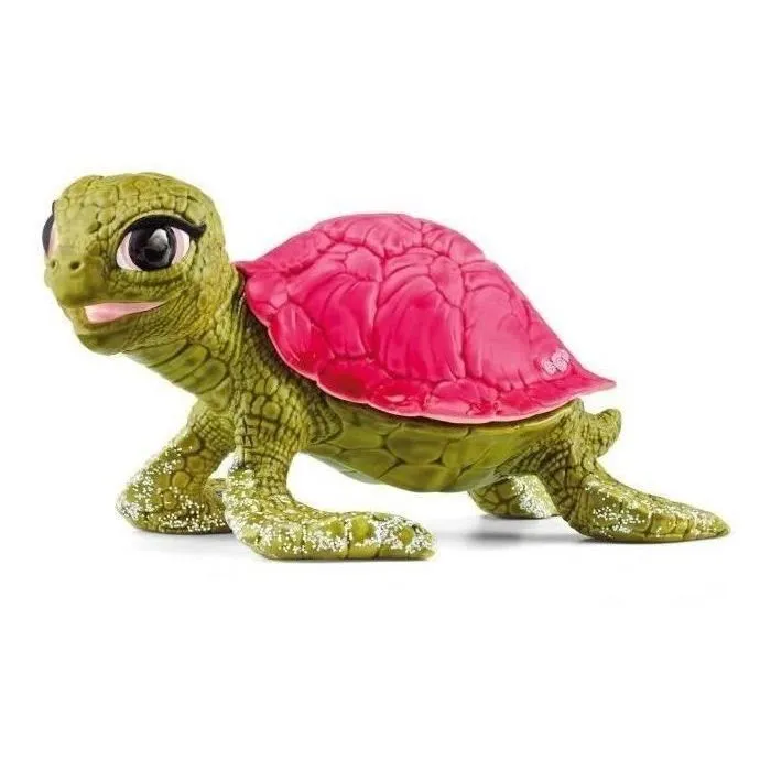 Figurine Tortue de Cristal - Figurine Schleich Tortue Mythique des Grands Fonds - Créature Marine pour Enfants à partir de 5 ans --0