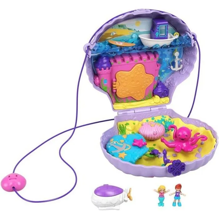 Polly Pocket - Sac Le Coquillage Enchanté - Mini-Poupée - 4 ans et +-0