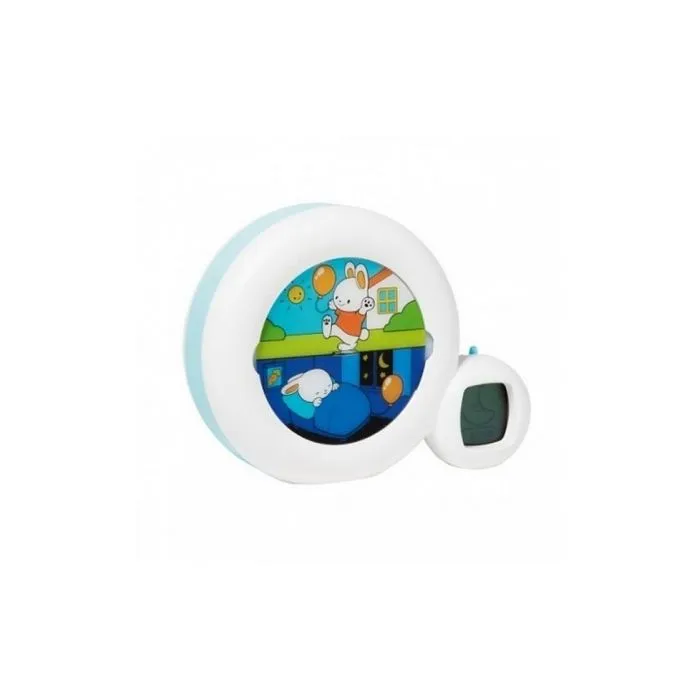 Réveil Enfant Éducatif Kid'Sleep - Claessens'Kids - Veilleuse Musicale - Jour/Nuit - Lune-0