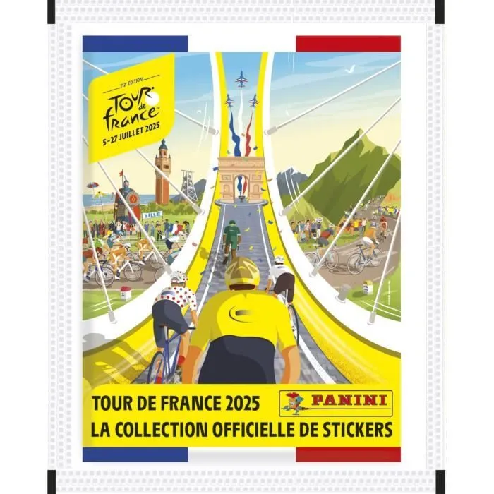 Boîte - PANINI - TOUR DE FRANCE 2025 - 36 pochettes - 180 stickers-2