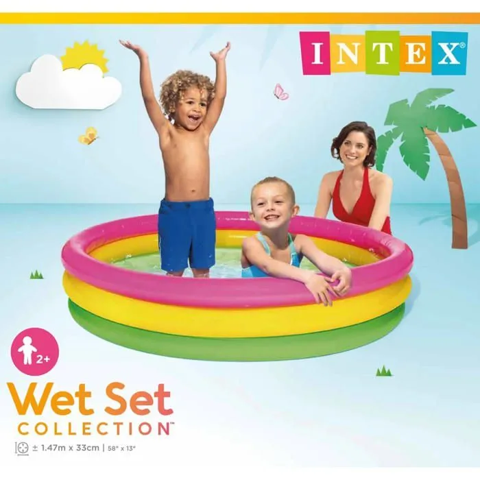 Piscine Sunset Glow 147 x 33 cm - Intex-0