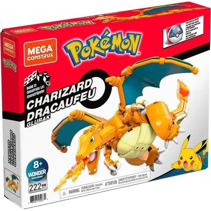 Mega Construx - Pokemon Dacaufeu à construire - Briques de construction - Dès 8 ans GWY77-5