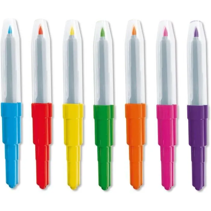 Feutres Airbrush - SES CREATIVE - Textile - Pour souffler et dessiner-1
