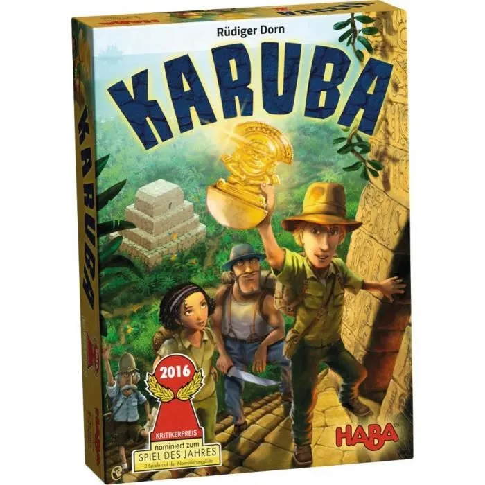 Jeu de société - HABA - Karuba - 8 ans - Intérieur - Enfant - Jeu de plateau-0