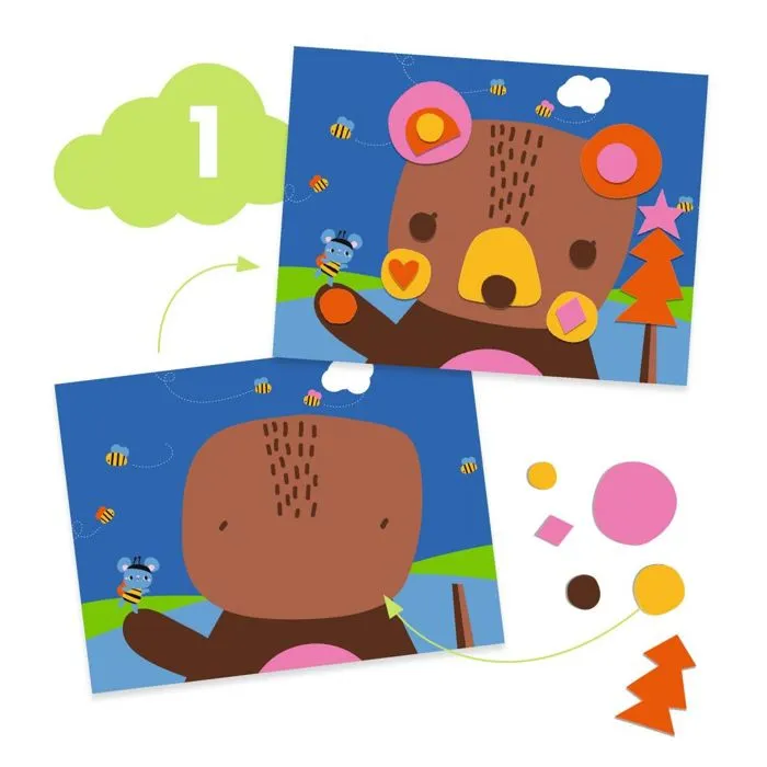 Coffret multi-activités pour les petits - La souris et ses amis-1